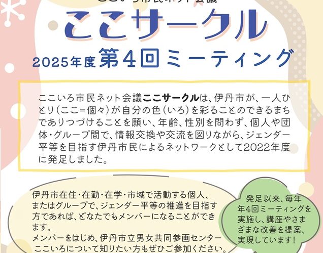 ここサークル第4回ミーティング